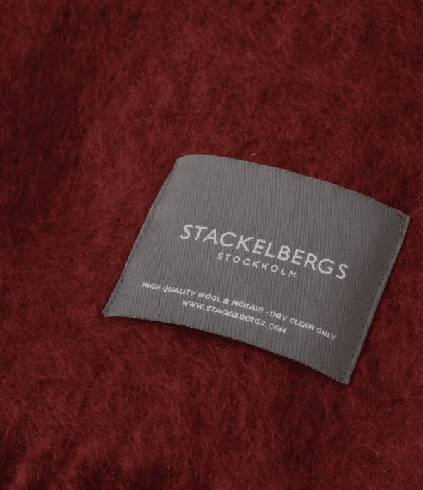 STACKELBERGS - PLAID EN MOHAIR TERRE CUITE – Image 3